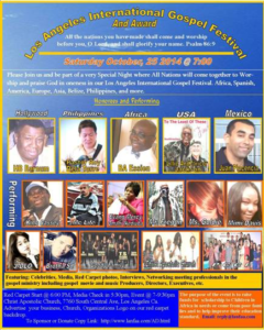 LOS ANGELES INTERNATIONAL GOSPEL FESTIVAL